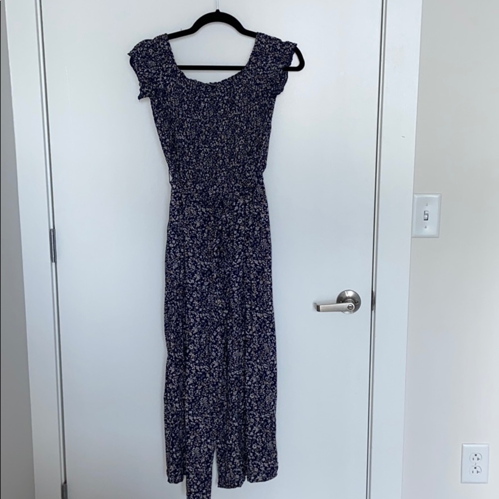 LuLus Navy Flora Jumper